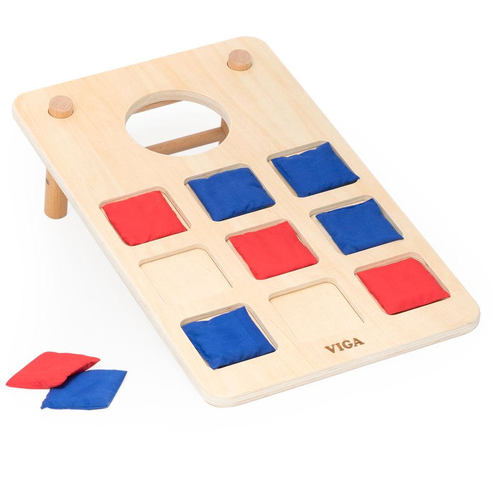 Viga 2u1 arkadna igra tic-tac-toe + cornhole - bacanje u metu slika 1