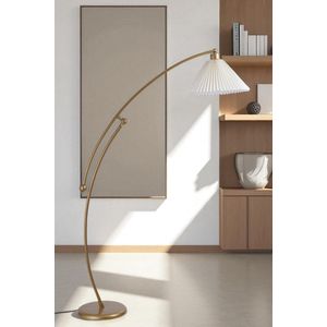 Opviq Podna lampa 644, krem, zlatna