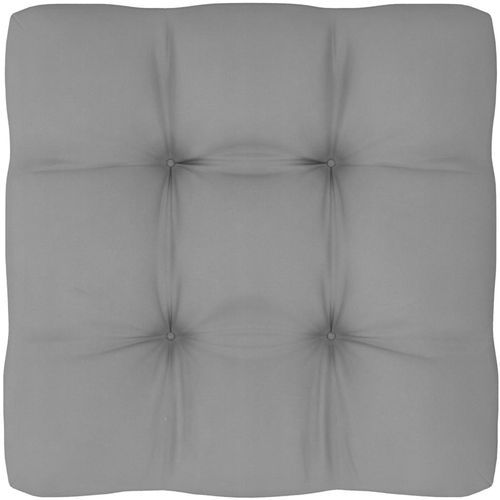 Jastuk za sofu od paleta sivi 60 x 60 x 10 cm * Bez originalne ambalaže/Mogući znakovi stajanja slika 1