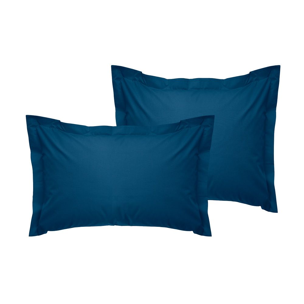Oxford pillowcase set (2 pieces) Tonne Marie - Petrol Petrol Blue (FR) slika 1