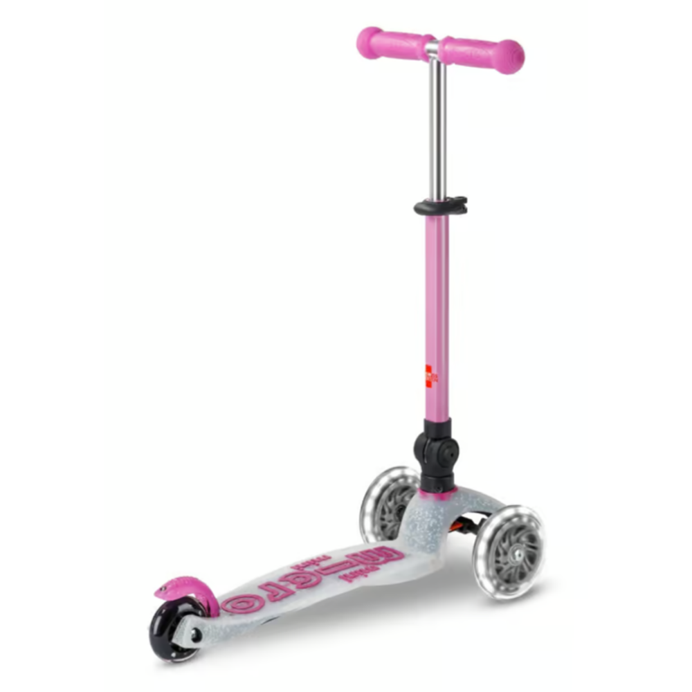 Micro Dječiji romobil Mini Deluxe Foldable Orion LED Pink slika 4
