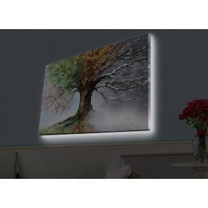 Wallity Slika dekorativna platno sa LED rasvjetom, 4570HDACT-052