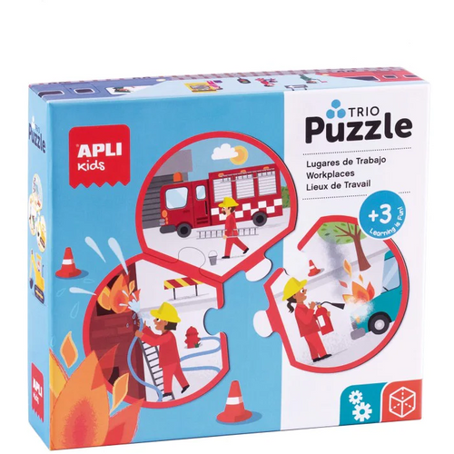 APLI kids Trio puzzle - zanimanja slika 1