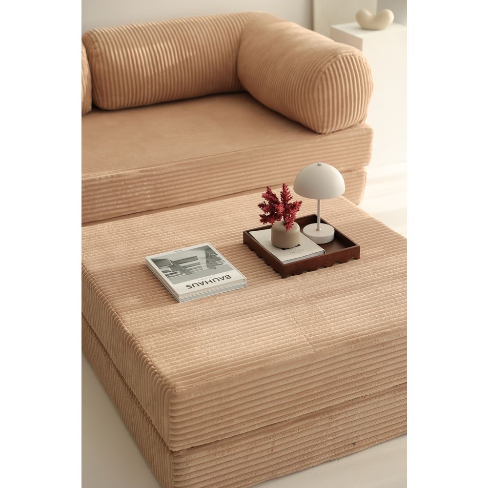 Krevet-sofa ugaoni Nice L lijevi – krem slika 10