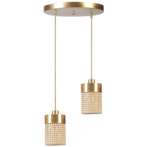 Zeus 8704-2 Rattan
Gold Chandelier slika 1