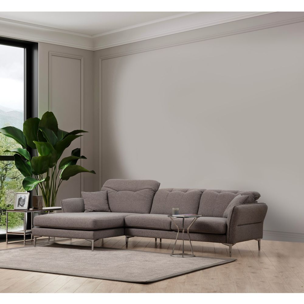 Costor Ugaona Sofa Lijeva Siva slika 1