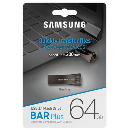 SAMSUNG Bar Plus 64GB Titan Gray MUF-64BE4/APC slika 1