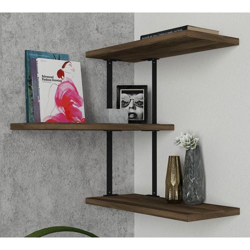 Frisbi Walnut
Black Wall Shelf slika 1