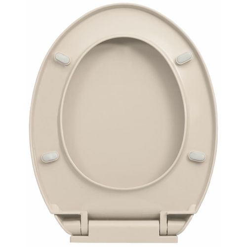 Toaletna daska s mekim zatvaranjem boja marelice ovalna slika 19
