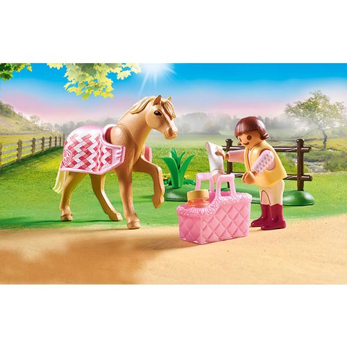 PLAYMOBIL NJEMAČKI JAHAĆI PONI 70521 slika 3