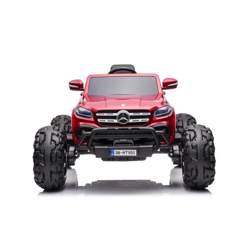 Licencirani auto na akumulator  Mercedes DK-MT950 4x4 - crveni/lakirani slika 2