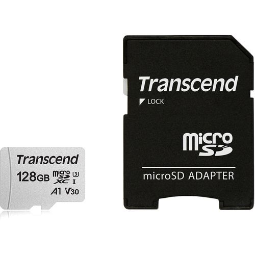 Transcend TS128GUSD300S-A 128GB microSD w/ adapter UHS-I U3 A1 slika 1