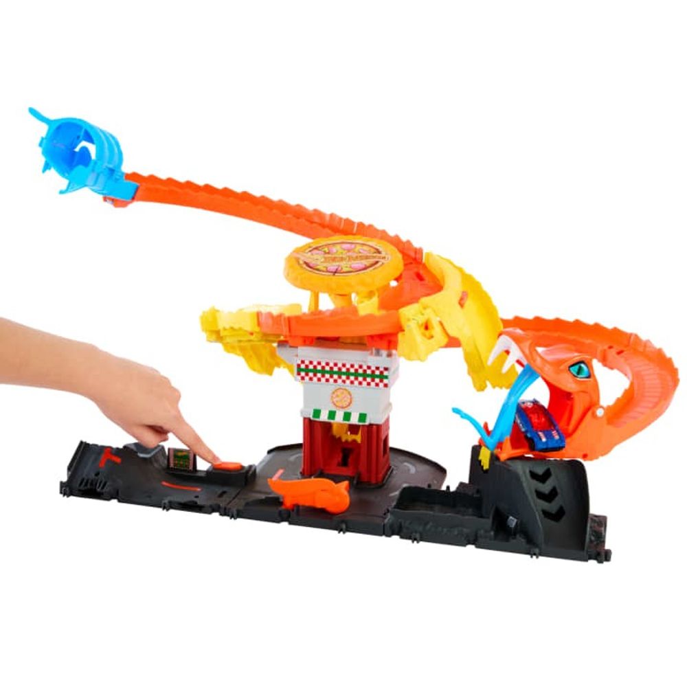Hot Wheels City Pizza Slam Cobra Attack - Kobra napada piceriju slika 2