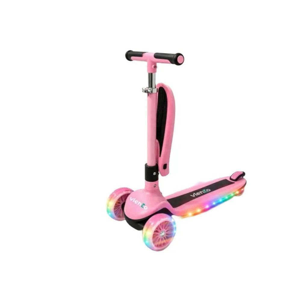Viento Dječiji romobil VIE057P sa LED svjetlima, Pink slika 1