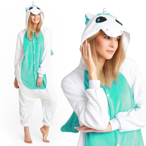 Pidžame Kigurumi jednorog Mint S slika 1