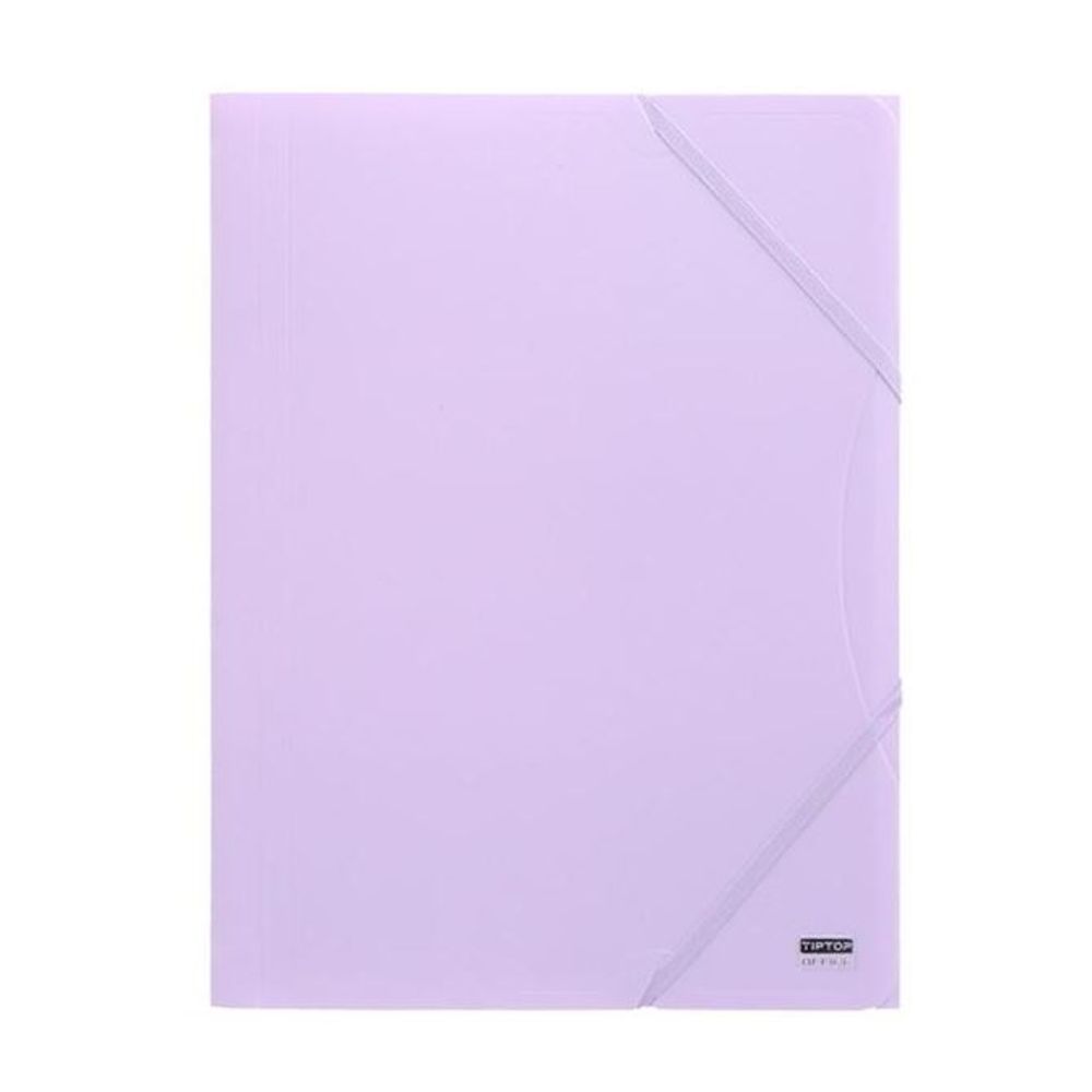 TipTop Office Fascikla 3KL & Gumom A4 PP, Pastel Ljubičasta slika 1
