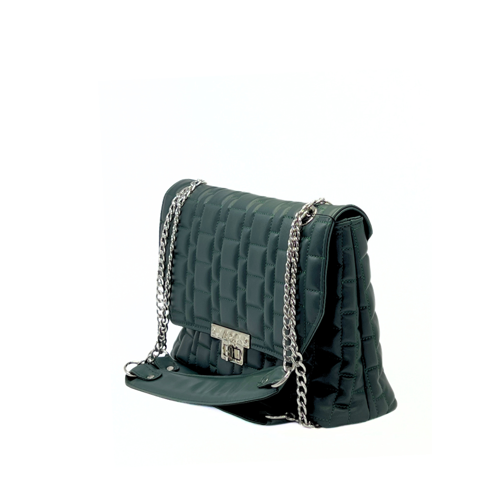ILEA Ženska torba Ketty M 33x21cm, Tamno zelena slika 2