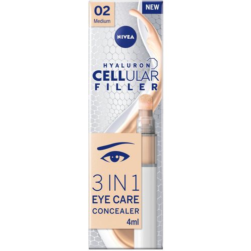 NIVEA Hyaluron Cellular Filler3u1 korektor- medium 4ml slika 1