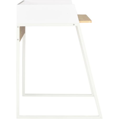 Radni stol bijeli i boja hrasta 90 x 60 x 88 cm slika 17