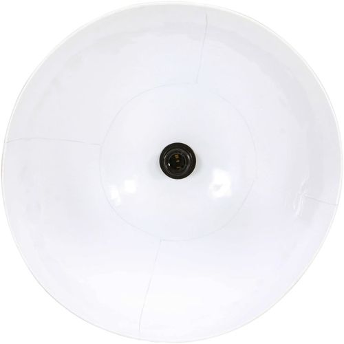Viseća svjetiljka 25 W bijela okrugla 48 cm E27 slika 17