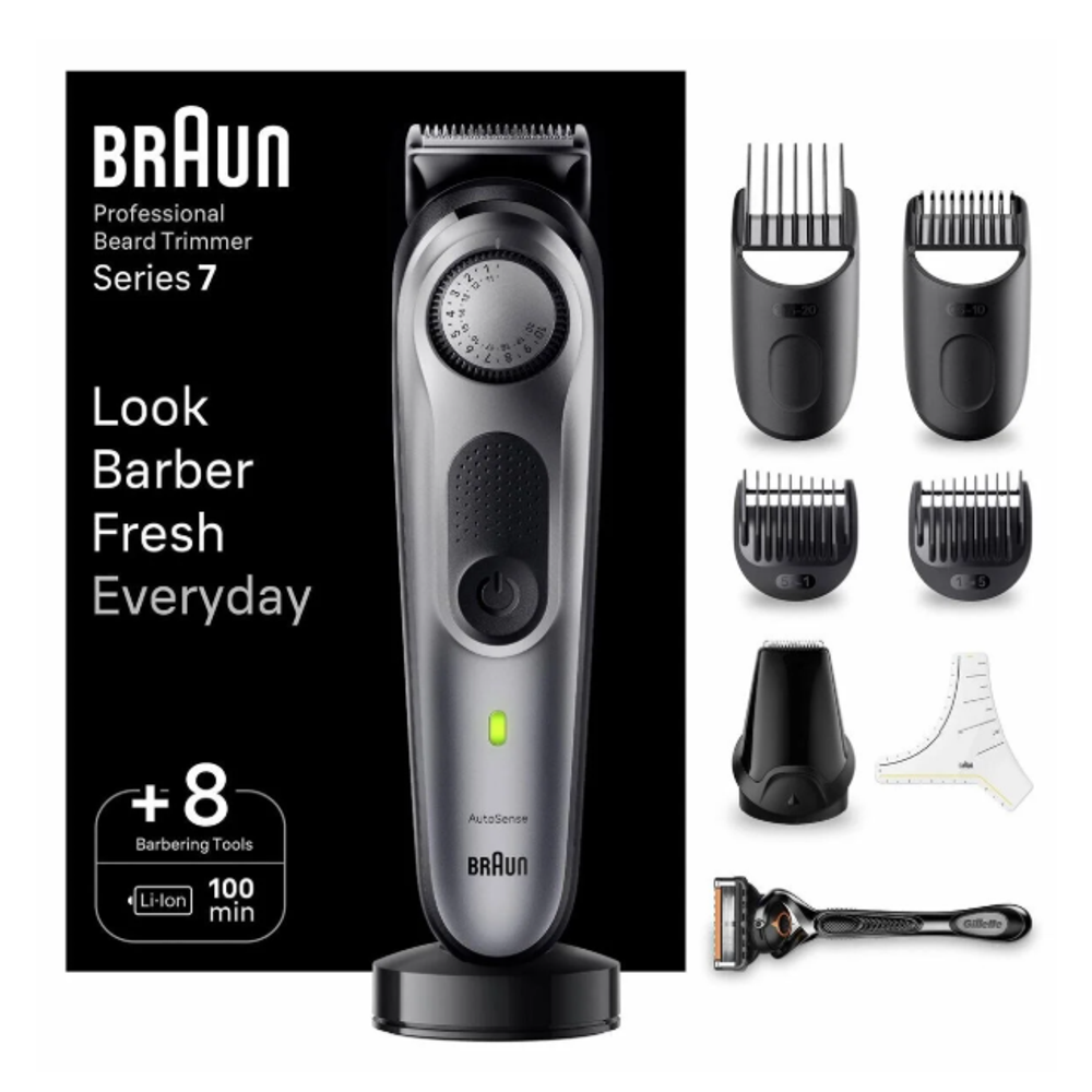 Braun Trimer za bradu Series 7 BT 7420 + Gillette Brijač ProGlide slika 1