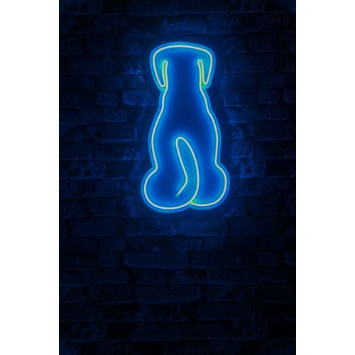 Wallity Ukrasna plastična LED rasvjeta, Doggy - Blue slika 2