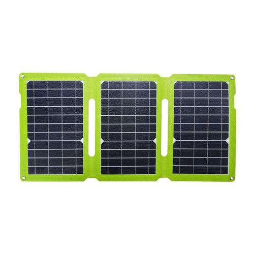 SWISSTEN punjač SOLARNI, 21W, USB-A, USB-C, preklopni, crni slika 2