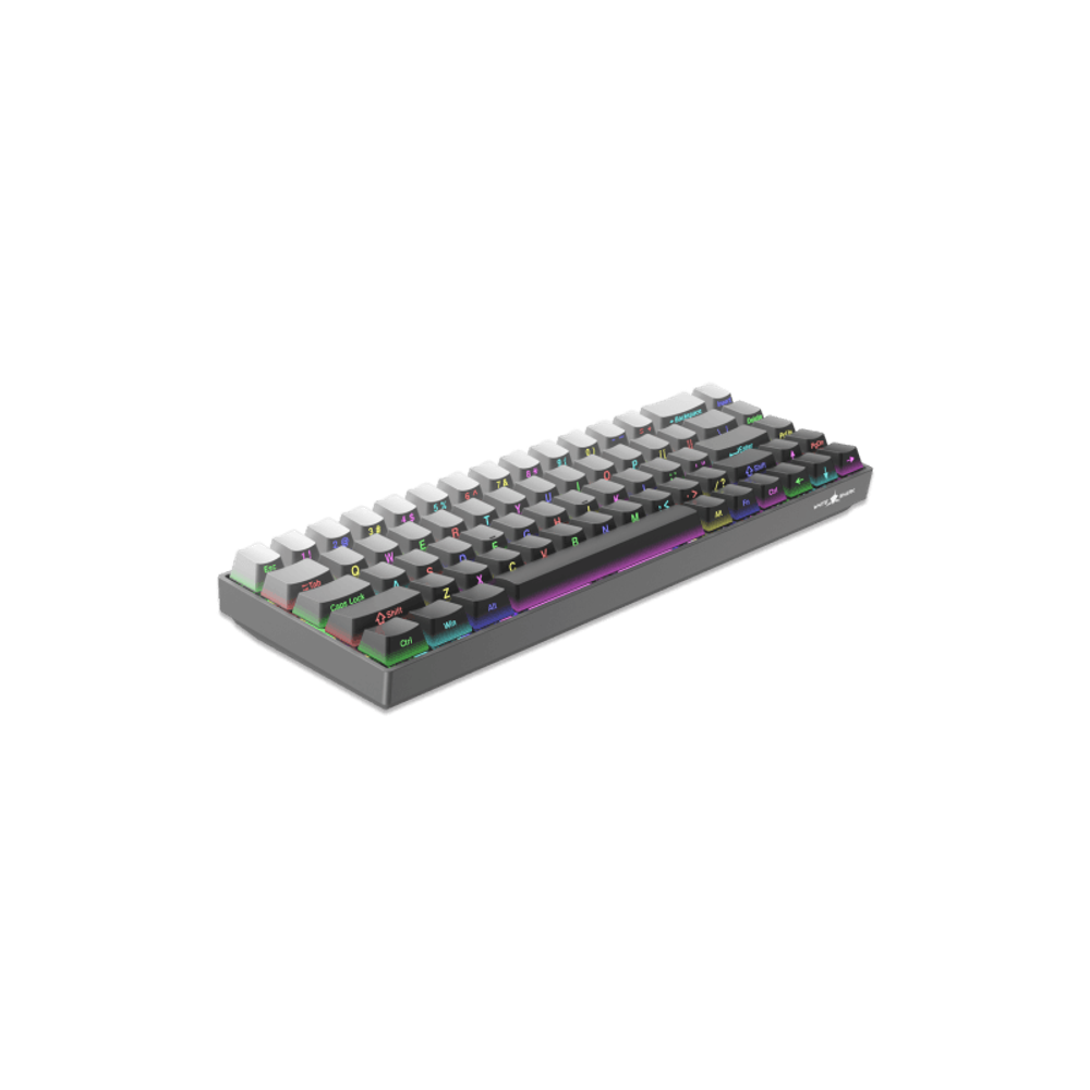 WHITE SHARK Tastatura GK-007721 NUNCHAKU / siva, mehanička, US-BLUE SW. slika 5