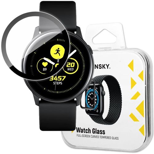 Wozinsky Watch Glass Hybrid Glass za Samsung Galaxy Watch Active crno slika 1