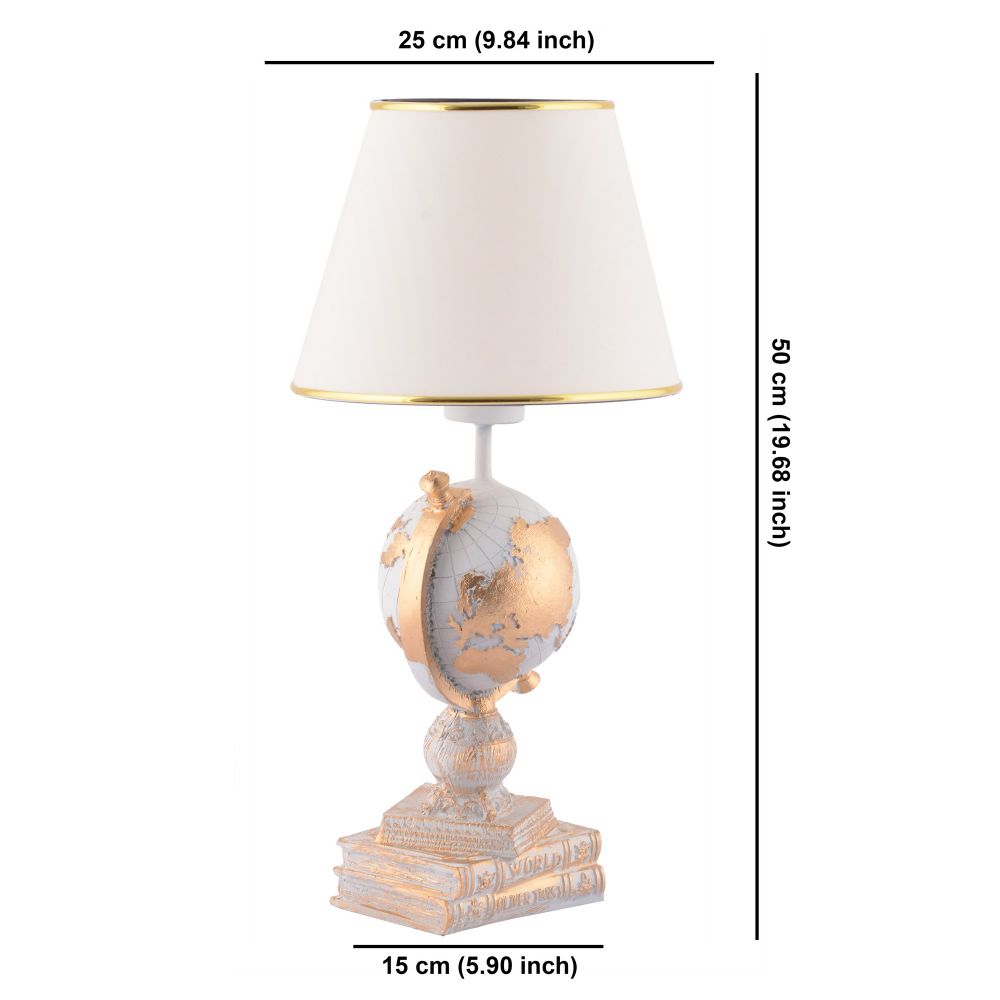 Lampa za sto World - Bijela i Zlatna slika 6