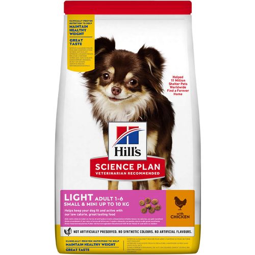 Hill's™ Science Plan™ Pas Adult Small&Mini Light s Piletinom, 1,5 kg slika 3