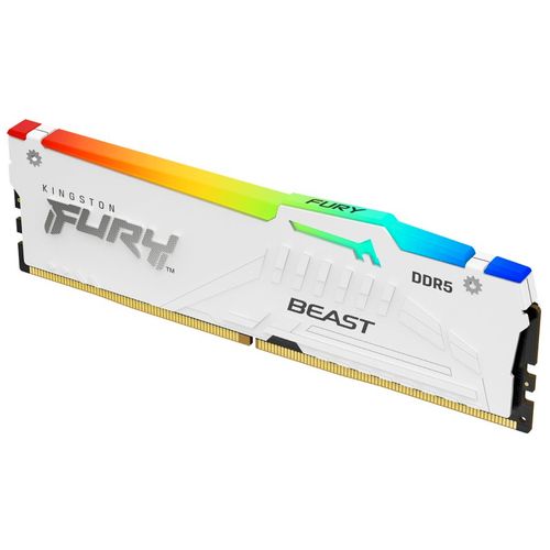 KINGSTON DIMM DDR5 32GB 6000MT/s KF560C36BWEA-32 FURY Beast RGB White EXPO slika 4
