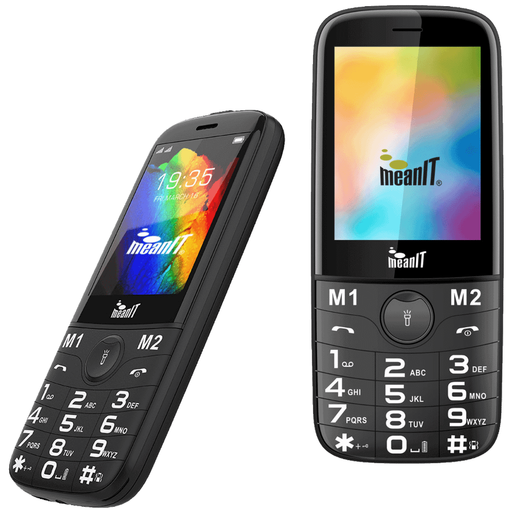 MeanIT Telefon mobilni, 2.8" ekran, Dual SIM, Led svjetiljka - SENIOR 20, Crni slika 4