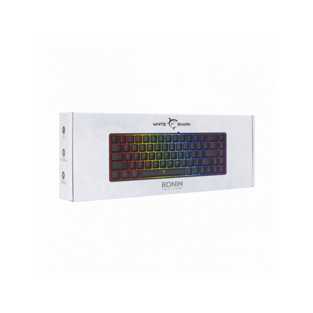 WHITE SHARK Tastatura GK-2201 RONIN / US, crna slika 4