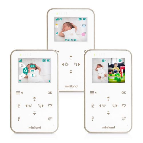 Miniland babymonitor 2.4" gold slika 4