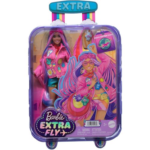 Barbie Extra lutka na putovanju - Pustinja (ljubičasta) slika 3