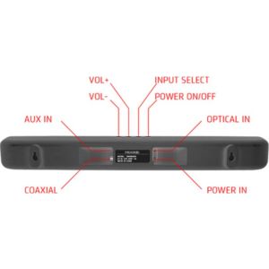 Microlab Onebar04 LED Bluetooth speaker soundbar 2x20W, AUX, Optical, Coaxial, Daljinski, black