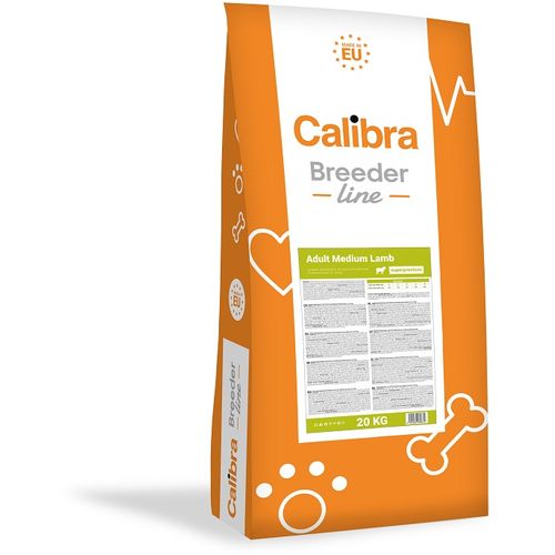 Calibra Dog Breeder Line Superpremium Adult Medium Jagnjetina, hrana za pse 20kg slika 1