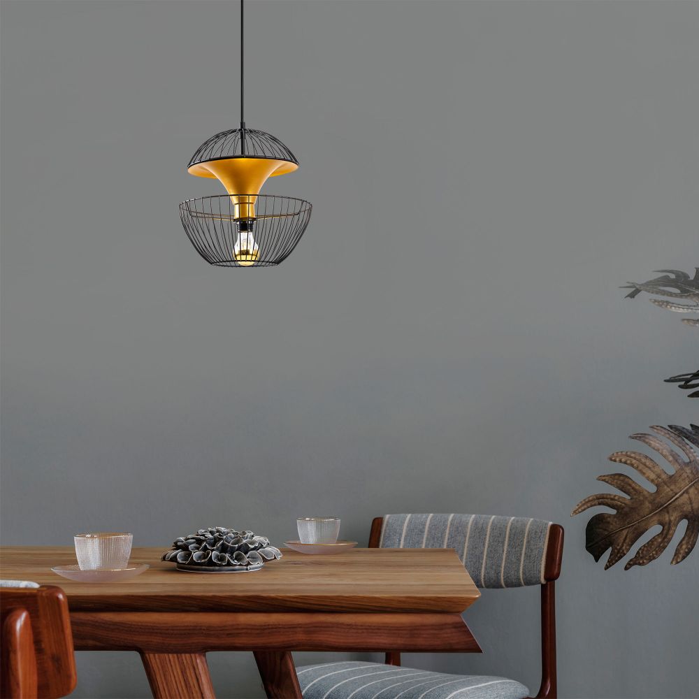 Luster Telmander 11440 - Crno-Zlatni slika 2