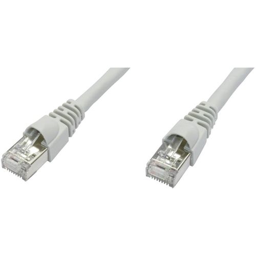 Telegärtner L00005A0051 RJ45 mrežni kabel, Patch kabel cat 6a S/FTP 10.00 m bijela vatrostalan, sa zaštitom za nosić, vatrostalan, bez halogena, UL certificiran 1 St. slika 2