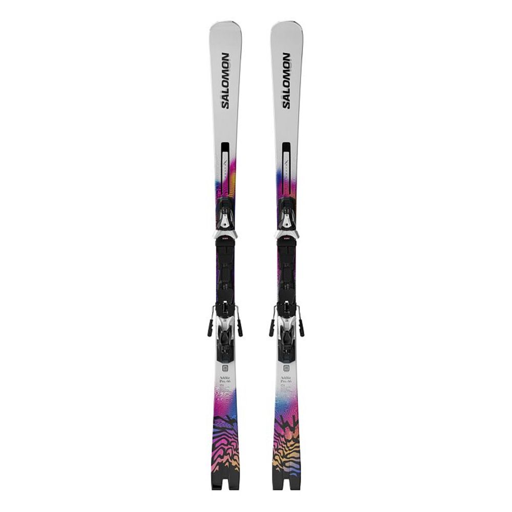 Salomon Skije sa vezovima E Addikt Pro 66 White/Black/Black + MI12 GW F8 slika 1