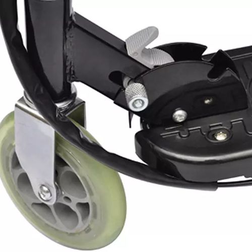 Električni skuter sa sjedalom 120 W crni slika 10