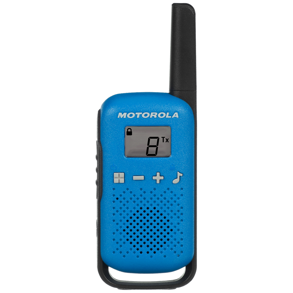 Motorola Walkie Talkie, domet 4 km, 16 kanala, plava - TLKR T42 BL slika 2