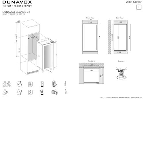 DXB-65.154DB.TO DUNAVOX vinska vitrina slika 7