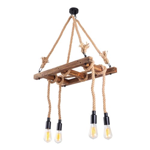 Erebos - 102-AV Wooden Chandelier slika 6