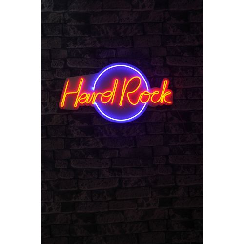 Wallity Hard Rock - Dekorativna LED Rasveta u Plavoj i Crvenoj Boji slika 2