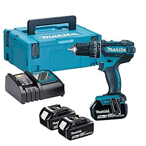 Makita aku ud. bušač-odvijač DHP482RT3J (18V, 3x5Ah) slika 1