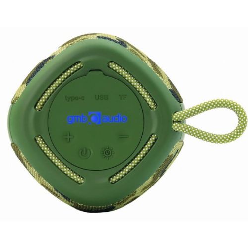 SPK-BT-LED-03-CM Gembird Portable RGB LED Bluetooth speaker 5W, BT, FM, TF, USB, Handsfree, camo slika 2