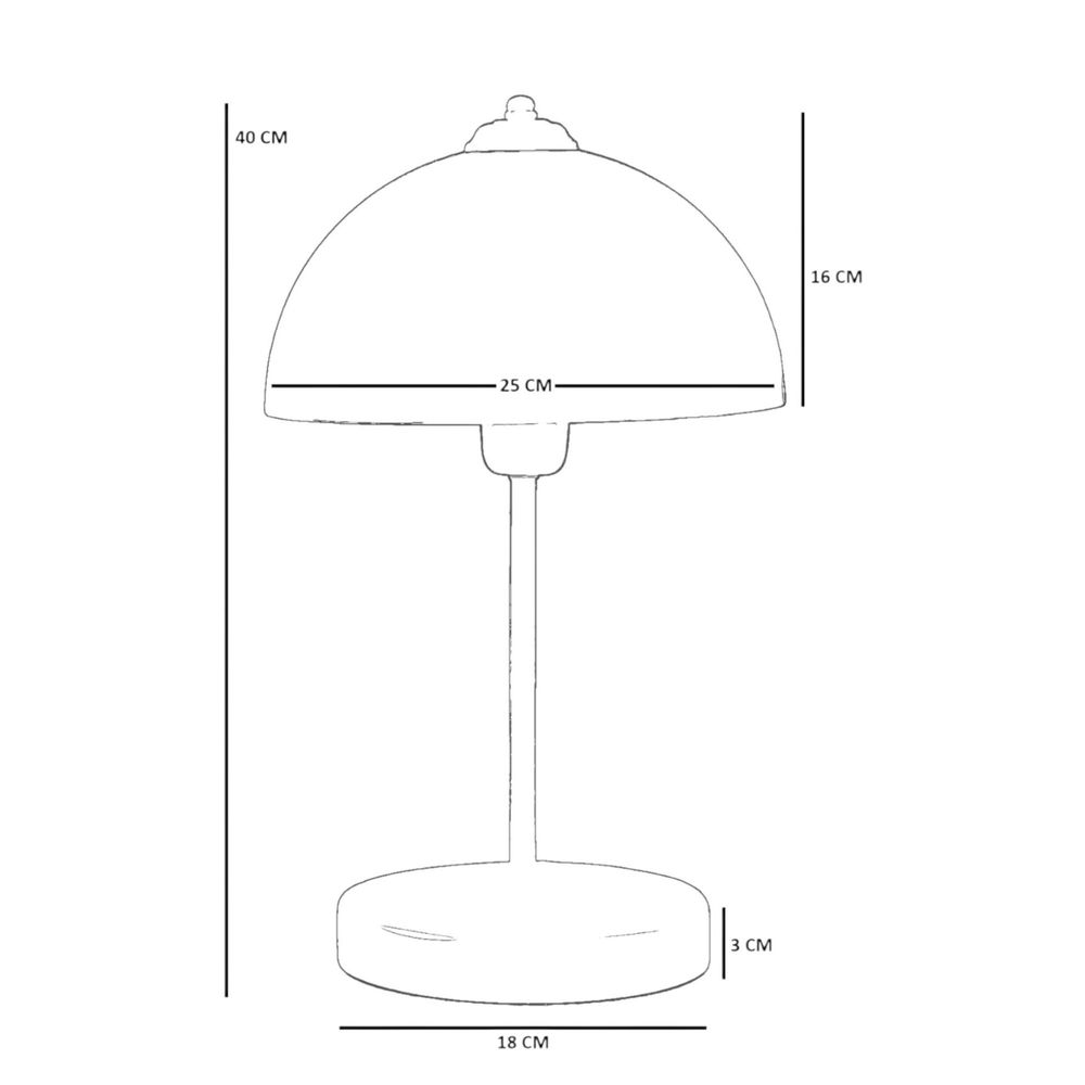 Narandžasta Stolna Lampa 8894-1 slika 5