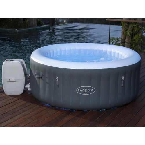 Masažni bazen-Jacuzzi na napuhavanje Bestway 180*66cm - sivi + pozadinsko osvjetljenje slika 4